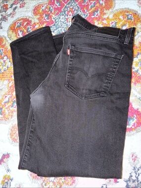 Levi's Black Denim Jeans with Branded Waist Patch